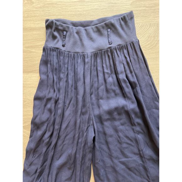 Bella Armore size L XL navy blue wide leg pants - Picture 2 of 3